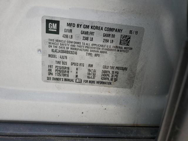 2019 BUICK ENCORE PRE KL4CJASB4KB935246