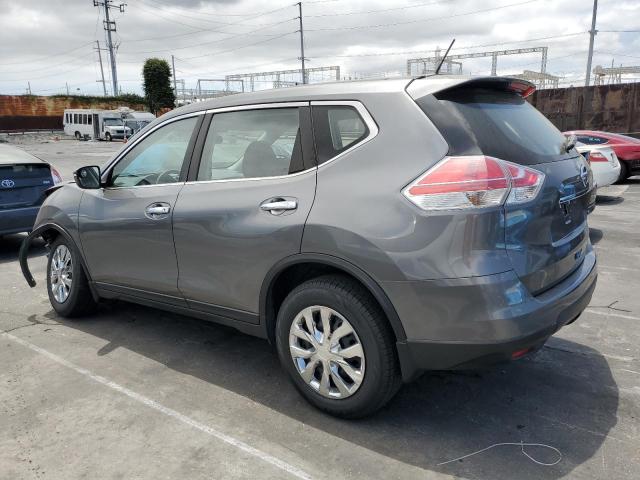 NISSAN ROGUE S 2015 gray  gas KNMAT2MV7FP539874 photo #3