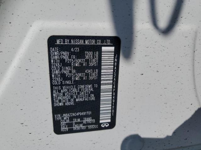 2023 INFINITI QX80 LUXE JN8AZ2AC4P9491701
