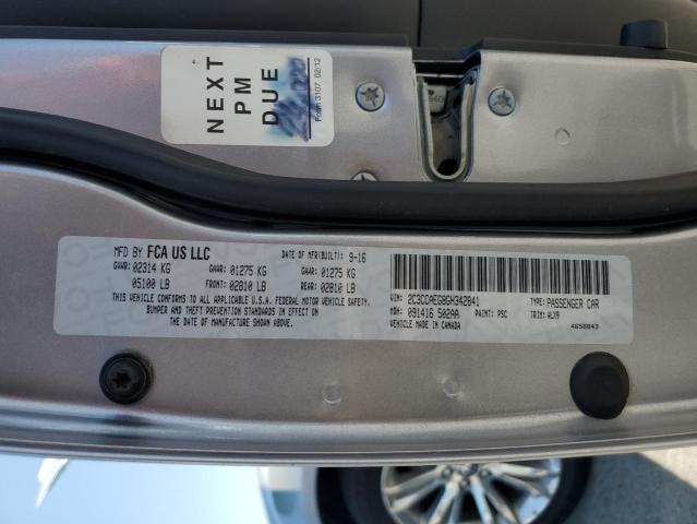 2016 CHRYSLER 300C 2C3CCAEG8GH342841