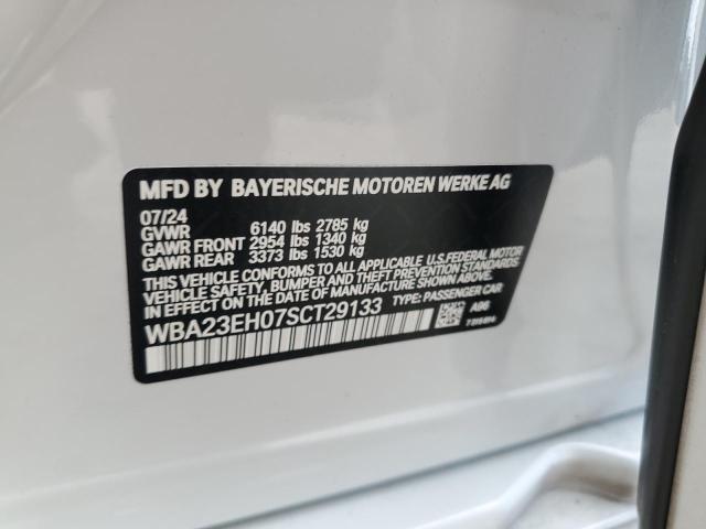 2025 BMW 740 I WBA23EH07SCT29133