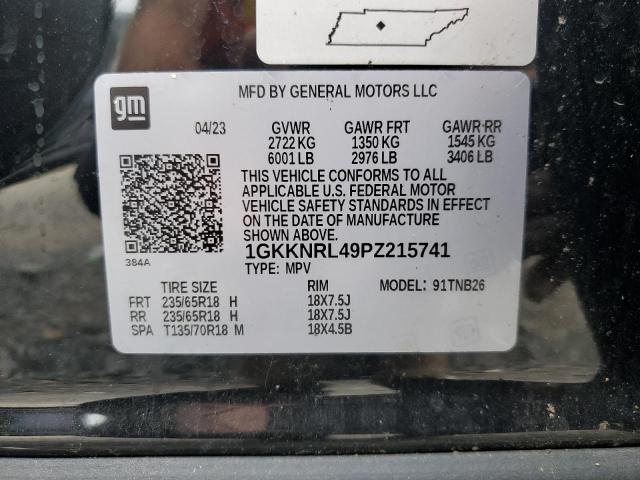2023 GMC ACADIA SLE 1GKKNRL49PZ215741