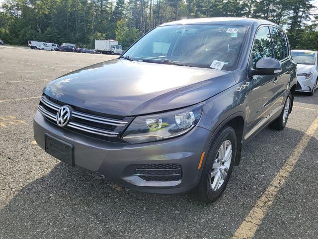 VOLKSWAGEN TIGUAN S 2013 gray 4dr spor gas WVGBV3AX2DW625277 photo #3