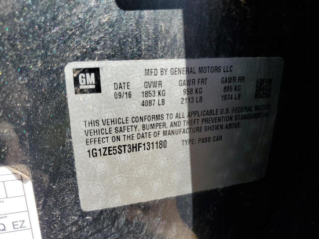 2017 CHEVROLET MALIBU LT - 1G1ZE5ST3HF131180