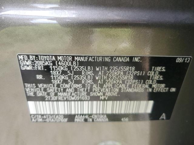 2013 TOYOTA RAV4 LIMIT - 2T3DFREV1DW091693