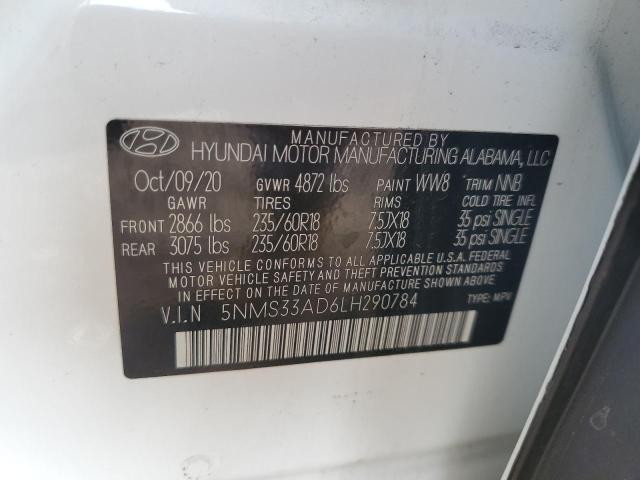 2020 HYUNDAI SANTA FE S - 5NMS33AD6LH290784