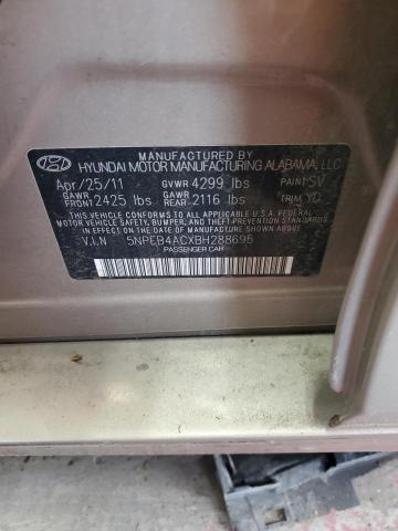 2011 HYUNDAI SONATA GLS - 5NPEB4ACXBH288695