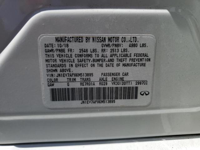 2019 INFINITI Q50 LUXE - JN1EV7APXKM513895