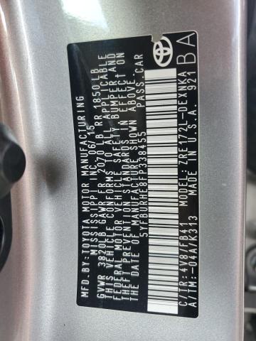 2015 TOYOTA COROLLA L 5YFBURHE8FP338455