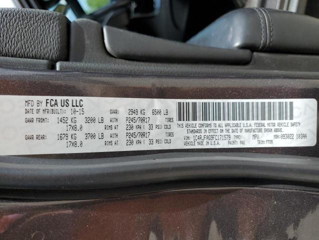 2015 JEEP GRAND CHEROKEE LAREDO 1C4RJFAG9FC171579