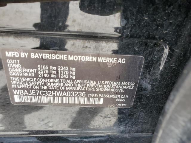 2017 BMW 540 XI WBAJE7C32HWA03236