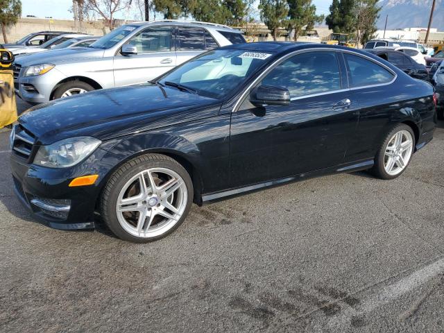 MERCEDES-BENZ C 250 2014 black coupe gas WDDGJ4HB5EG190147 photo #1