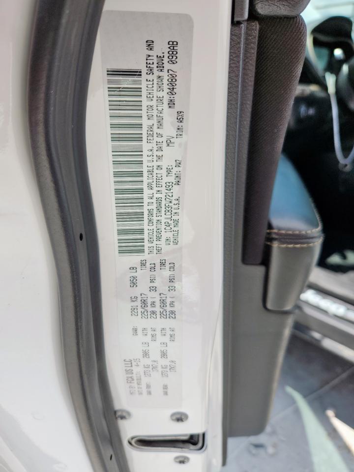 Lot #3239434703 2015 JEEP CHEROKEE L