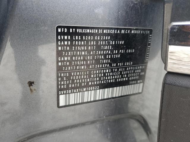 2020 VOLKSWAGEN TIGUAN SE - 3VV3B7AX1LM106522