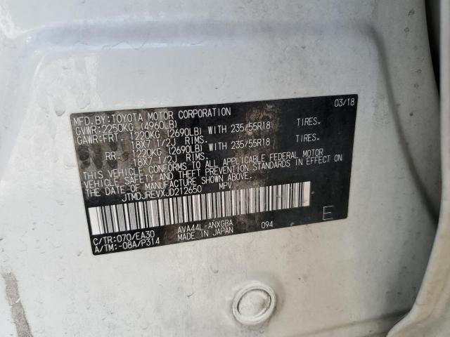 2018 TOYOTA RAV4 HV LI JTMDJREVXJD212650