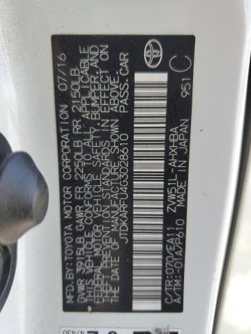 2016 TOYOTA PRIUS - JTDKARFU4G3028610