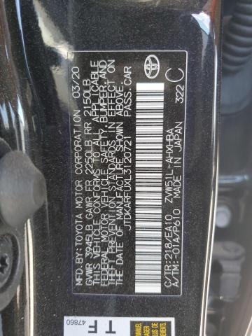 2020 TOYOTA PRIUS L JTDKARFUXL3120721