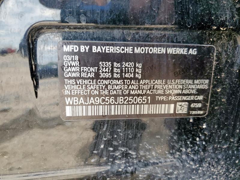 2018 BMW 530E WBAJA9C56JB250651