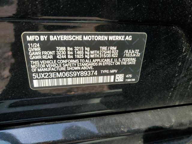 2025 BMW X7 XDRIVE4 - 5UX23EM06S9Y89374