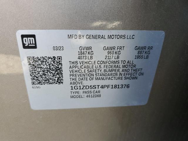 2023 CHEVROLET MALIBU LT - 1G1ZD5ST4PF181376