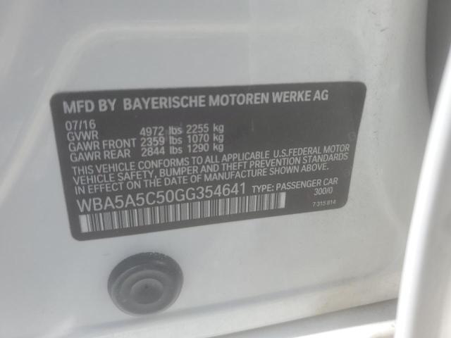 2016 BMW 528 I WBA5A5C50GG354641