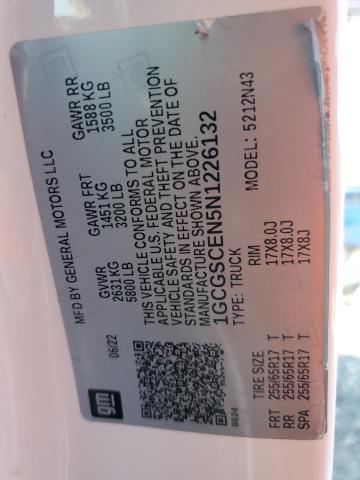 2022 CHEVROLET COLORADO L 1GCGSCEN5N1226132