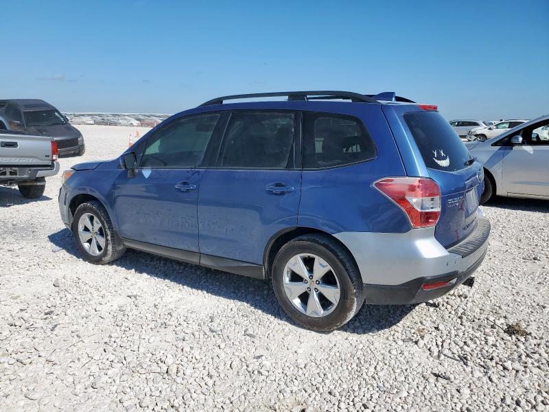 SUBARU FORESTER 2 2016 blue  gas JF2SJADC2GH522416 photo #3