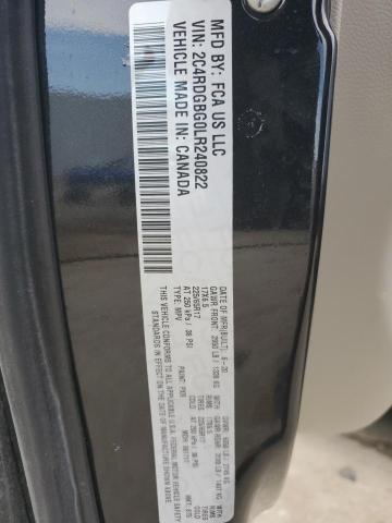 2020 DODGE GRAND CARA 2C4RDGBG0LR240822