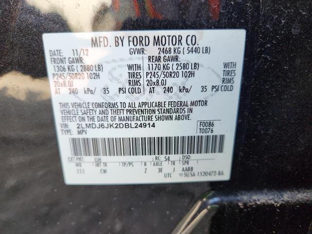 2013 LINCOLN MKX - 2LMDJ6JK2DBL24914