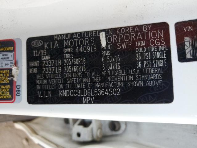 2020 KIA NIRO EX PR KNDCC3LD6L5364502