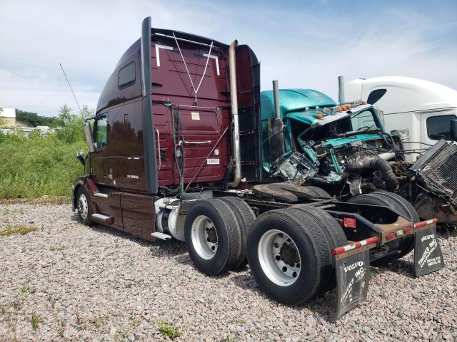 VOLVO VNL 2015 maroon tractor diesel 4V4NC9EH4FN908466 photo #4