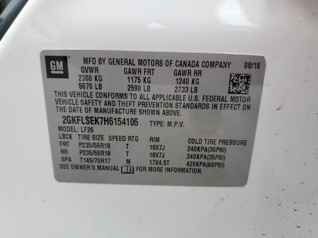 2017 GMC TERRAIN SLE 2GKFLSEK7H6154106