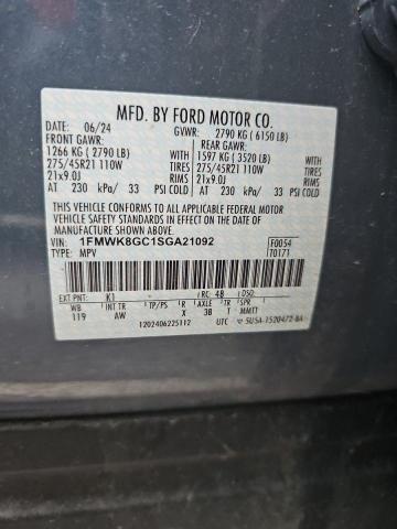 2025 FORD EXPLORER ST 1FMWK8GC1SGA21092