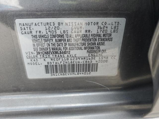 2021 NISSAN VERSA SV 3N1CN8EVXML844012