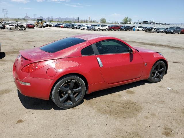 NISSAN 350Z COUPE 2006 red  gas JN1AZ34D66M310490 photo #4
