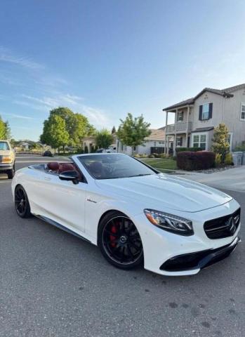 MERCEDES-BENZ S 63 AMG 2017 white  gas WDDXK7JB3HA021258 photo #1
