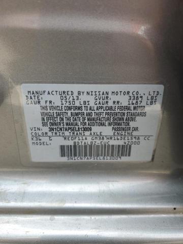2014 NISSAN VERSA S - 3N1CN7AP5EL813009