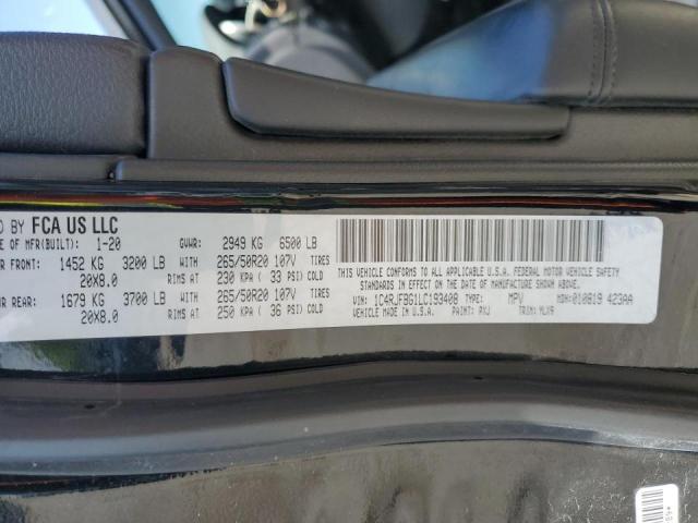 2020 JEEP GRAND CHEROKEE LIMITED 1C4RJFBG1LC193408