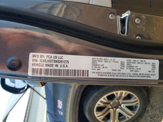 2022 JEEP WAGONEER S 1C4SJVDT8NS201275