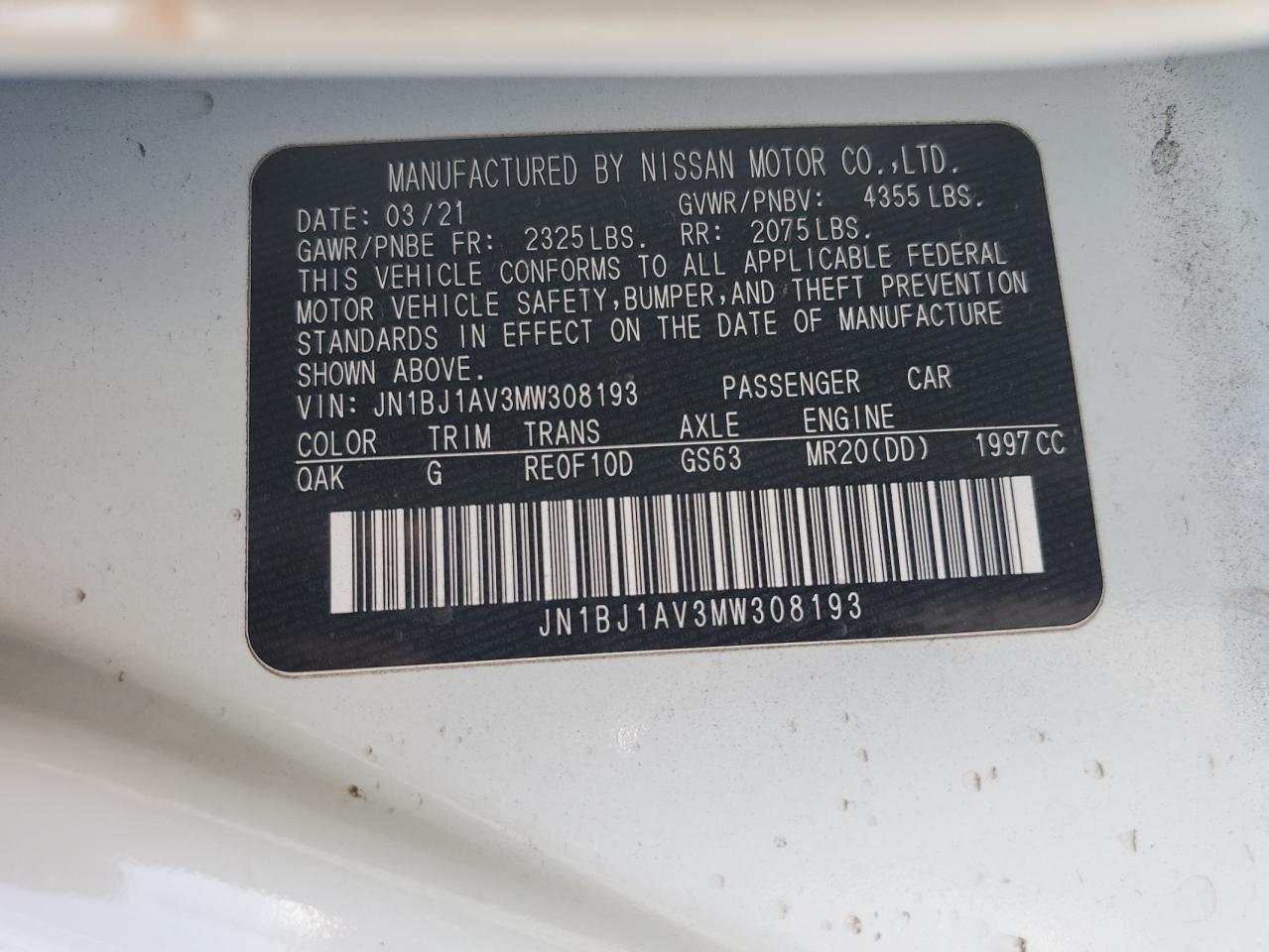 NISSAN ROGUE SPORT S