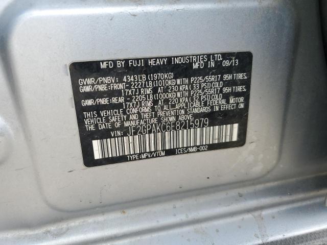 2014 SUBARU XV CROSSTR - JF2GPAKC6E8215979