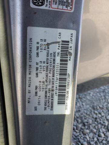 2015 MAZDA 3 SV JM1BM1T76F1235551
