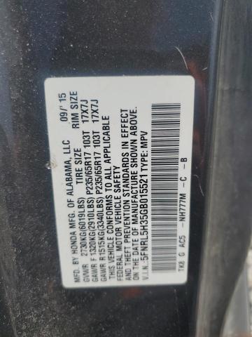 2016 HONDA ODYSSEY SE - 5FNRL5H35GB015521