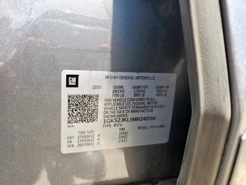 2021 GMC YUKON XL DENALI 1GKS2JKL5MR240554