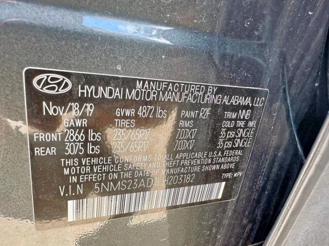 2020 HYUNDAI SANTA FE S - 5NMS23AD1LH203182
