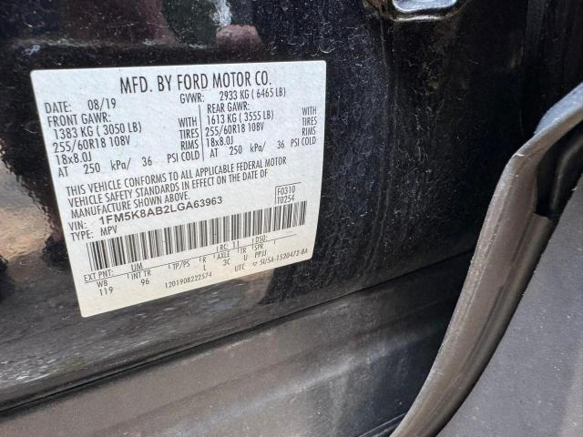 2020 FORD EXPLORER P 1FM5K8AB2LGA63963