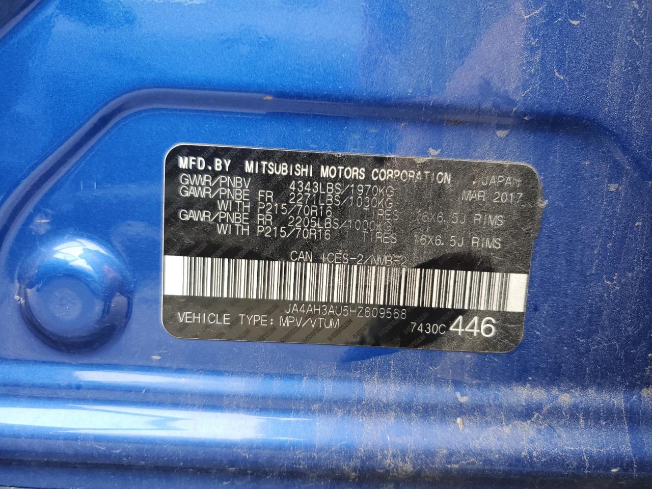 MITSUBISHI OUTLANDER SE