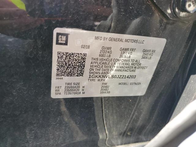 2018 GMC ACADIA ALL 1GKKNVLS0JZ214203