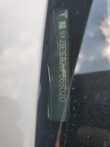 2020 TESLA MODEL 3 5YJ3E1EB2LF665020