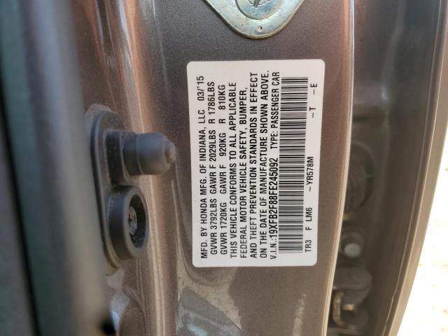 2015 HONDA CIVIC EX 19XFB2F88FE245092